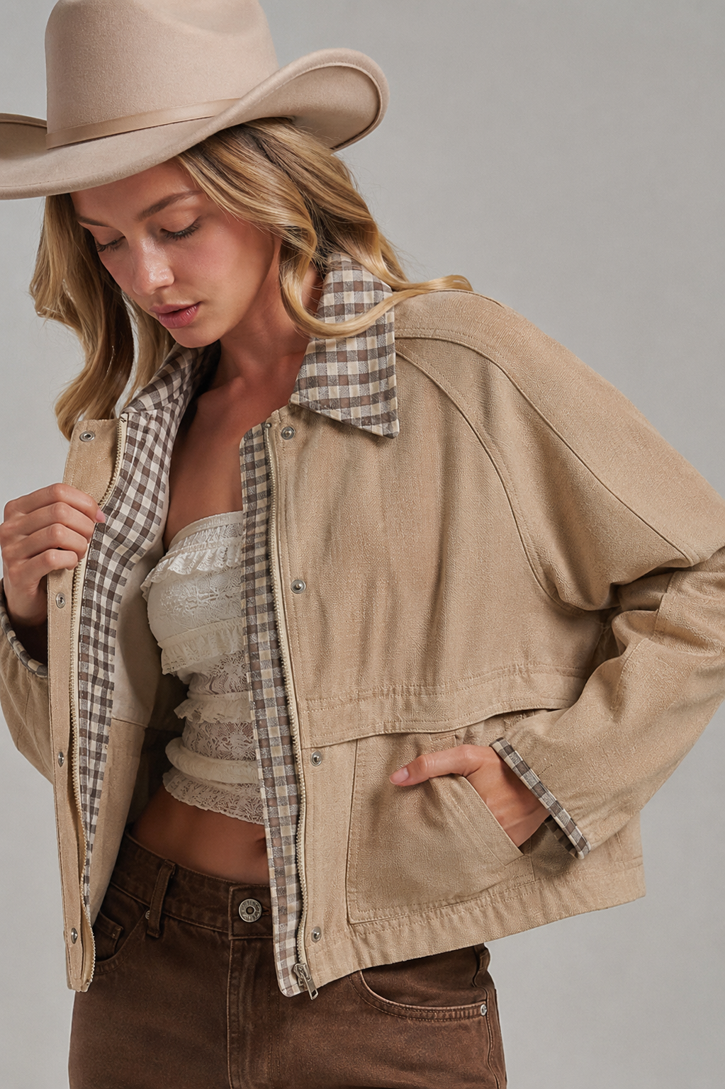 BON - VINTAGE OXFORD CANVAS TWILL FALL JACKET_JLT00253-01