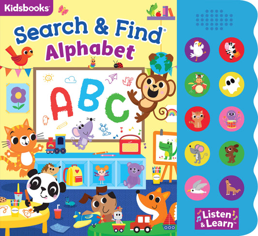 Kidsbooks Publishing - Search & Find: Alphabet (Sound Book)