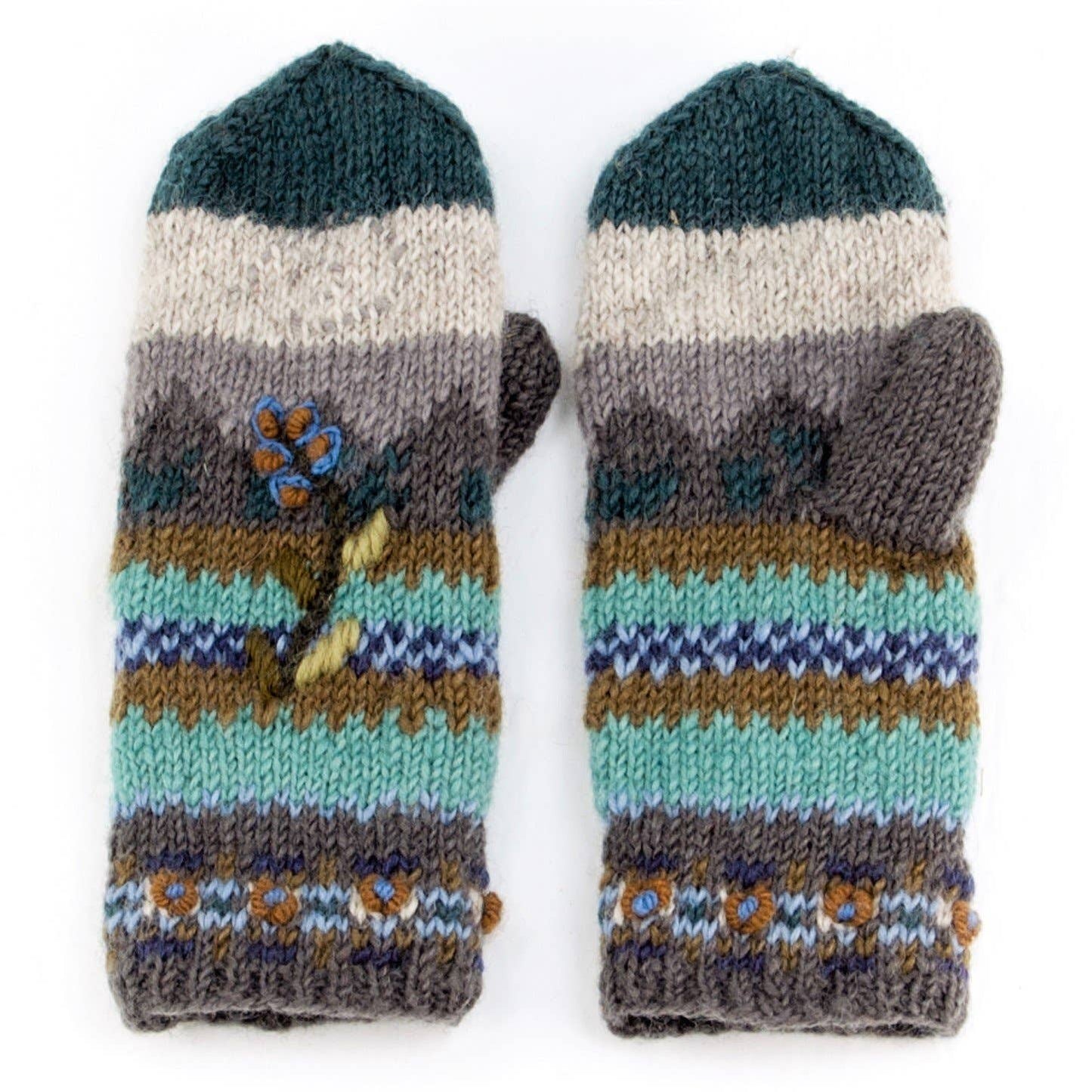 Lost Horizons Knitwear - Chloe - women's wool knit mittens