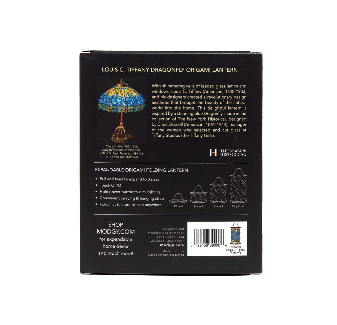 Modgy - Modgy Louis C. Tiffany Dragonfly Origami Lantern