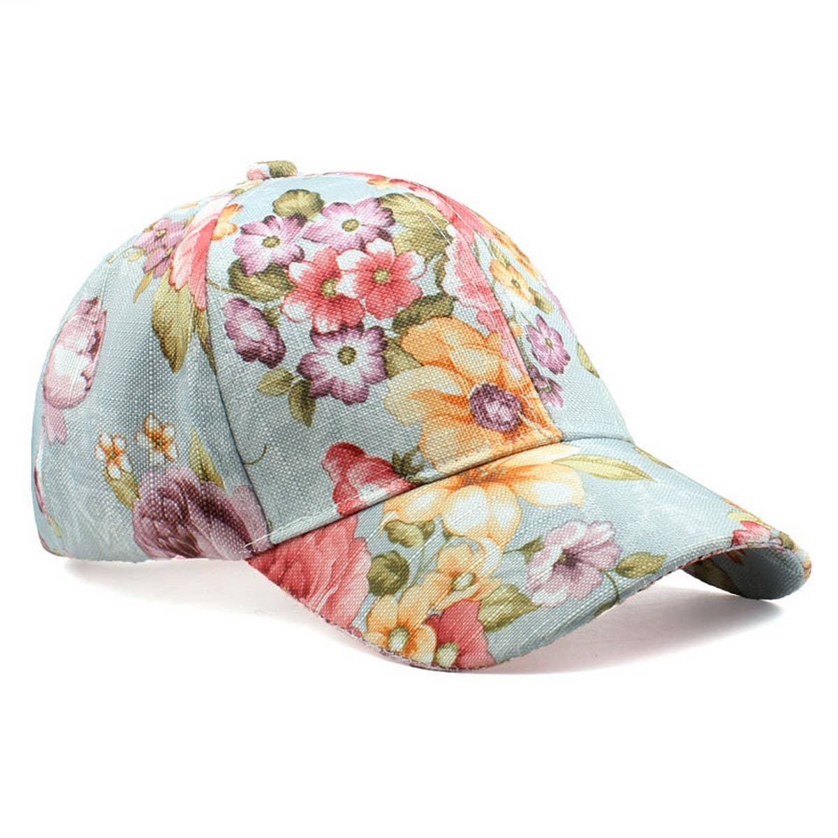 Lovenne - BREATHABLE FLORAL SUN HAT SWEAT BASEBALL CAP_CWAH0955