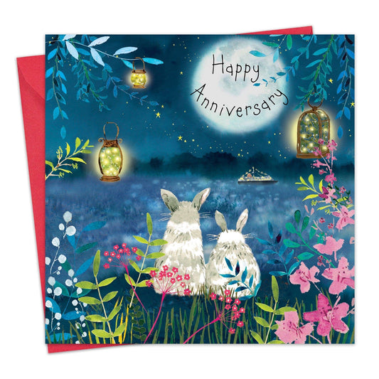 Twizler Ltd - Happy Anniversary Card Rabbits