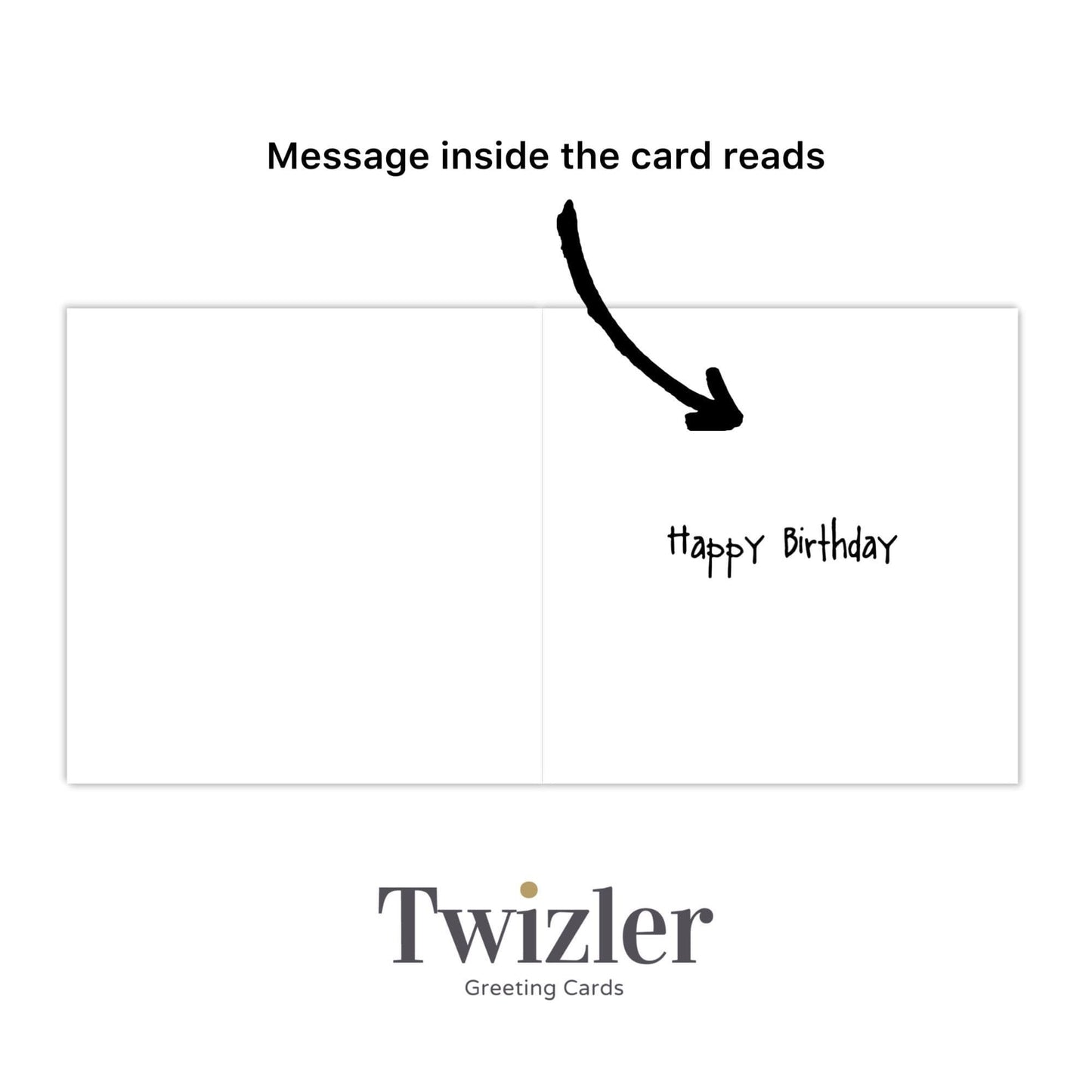 Twizler Ltd - Girl's Birthday Card Princess Balloon