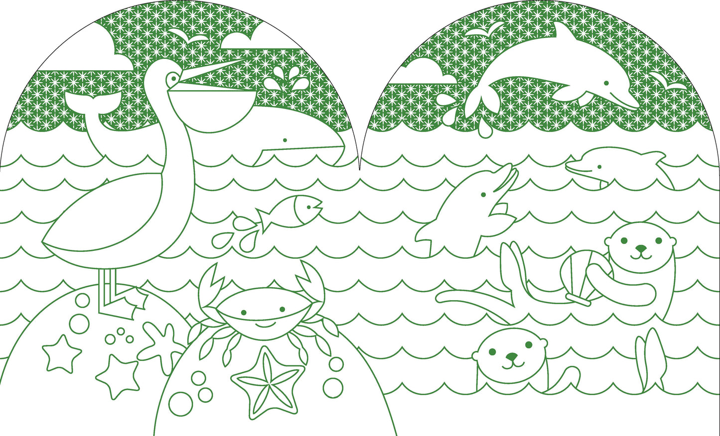 Chronicle Books - Coloring Book With Stickers: Wild World