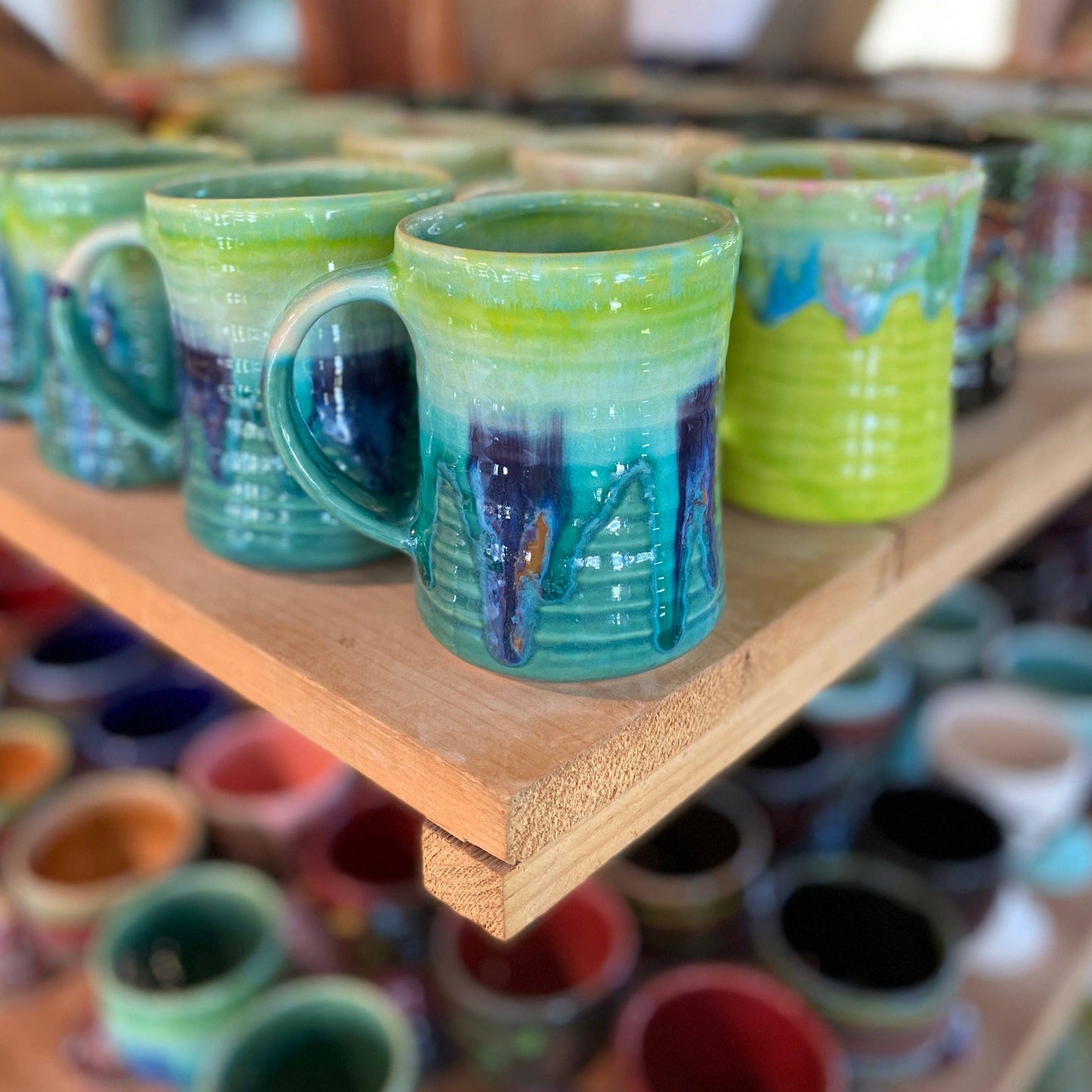 Lasser Ceramics - Teal Mug