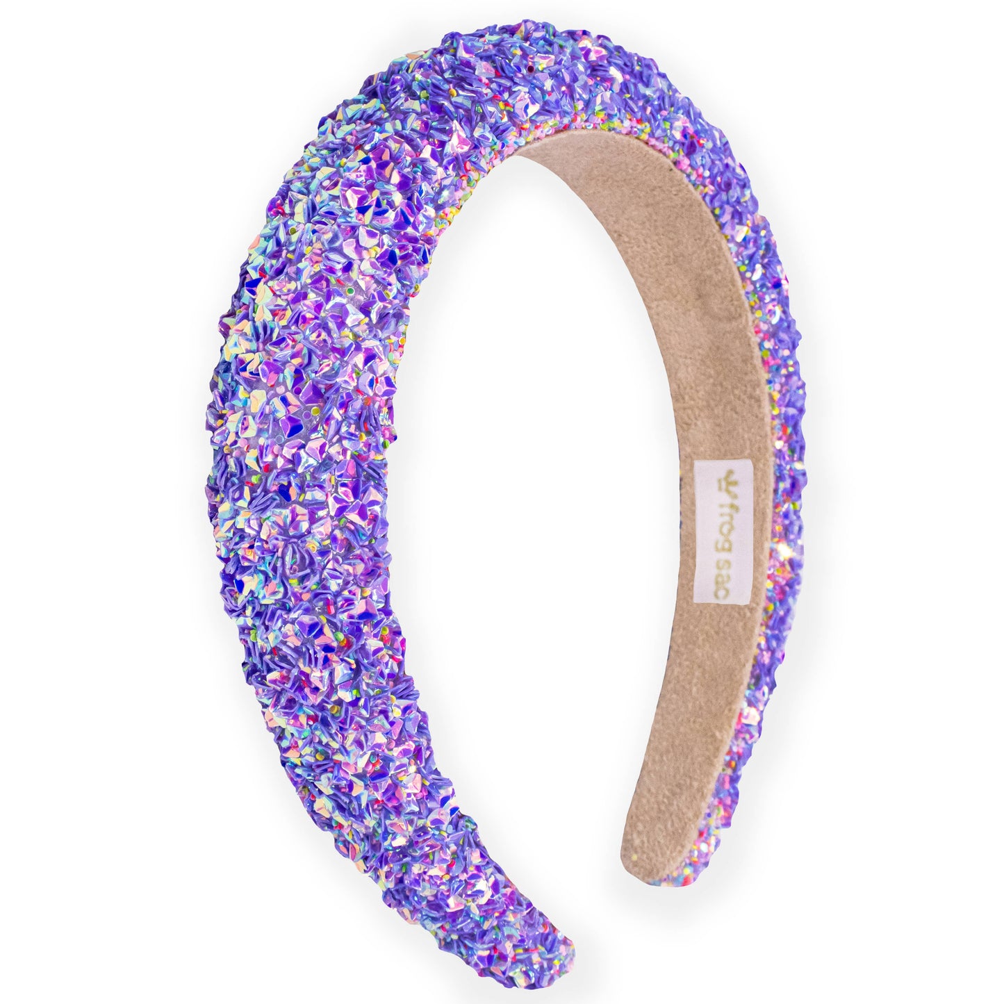 Frog Sac - Kids Padded Headband - Chunky Sequin Hair Band