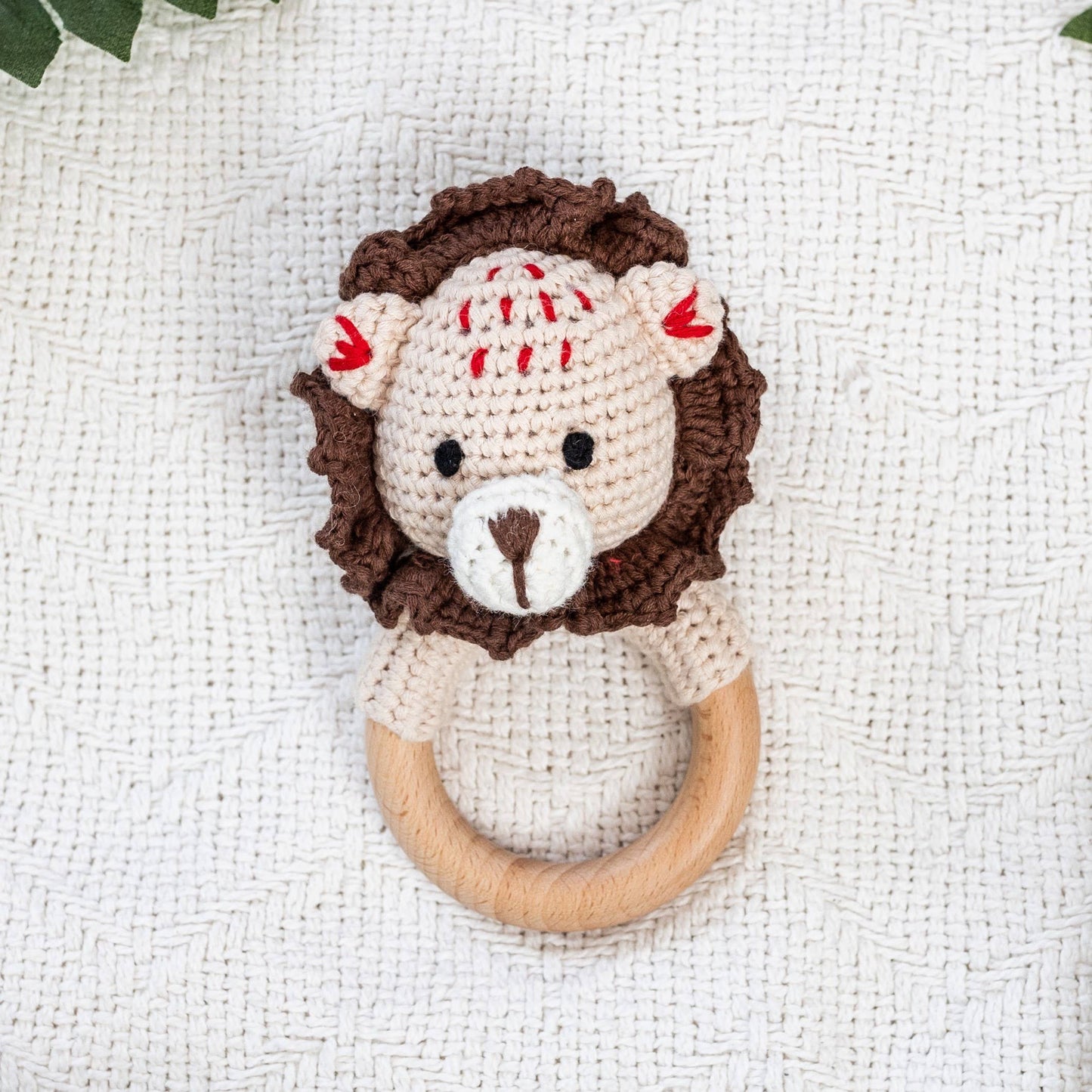 Wonderjoys Baby Co - Animal Hand Crochet Rattles - Safari Collection