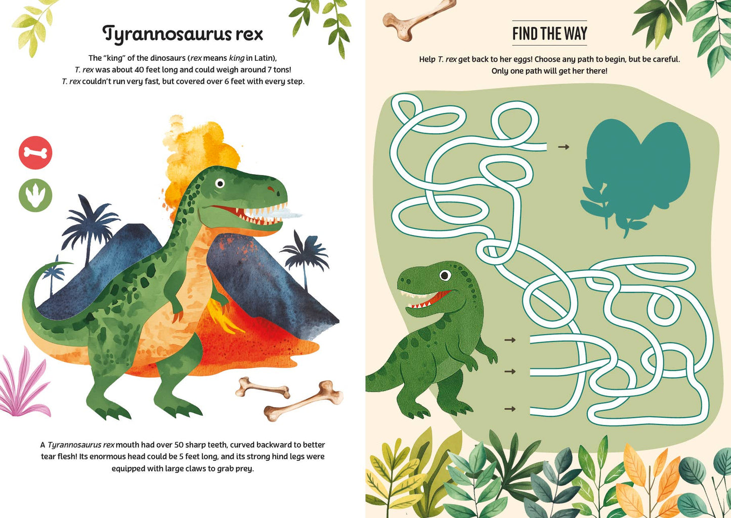 EDC Publishing - Activity Book with Stickers: Discovering Dinosaurs