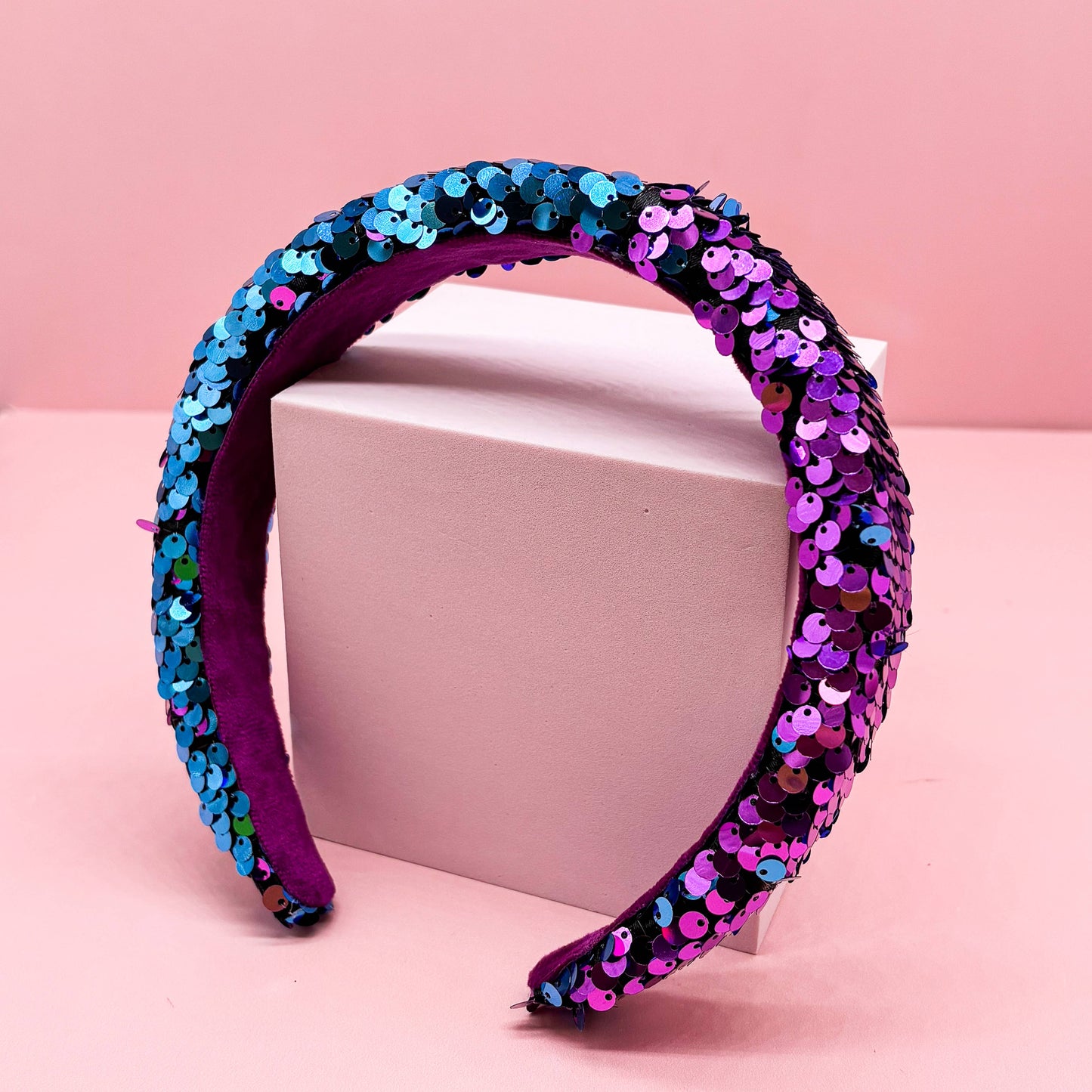 Frog Sac - Reversible Sequin Headband - Kids Padded Hair Band