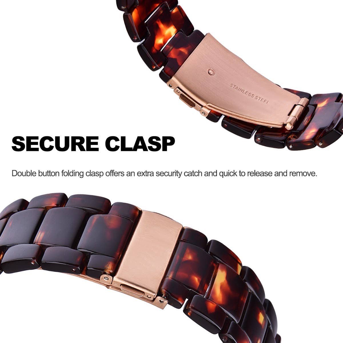 ShopTrendsNow - Resin Bracelet Light Weight Bands for Apple Watch