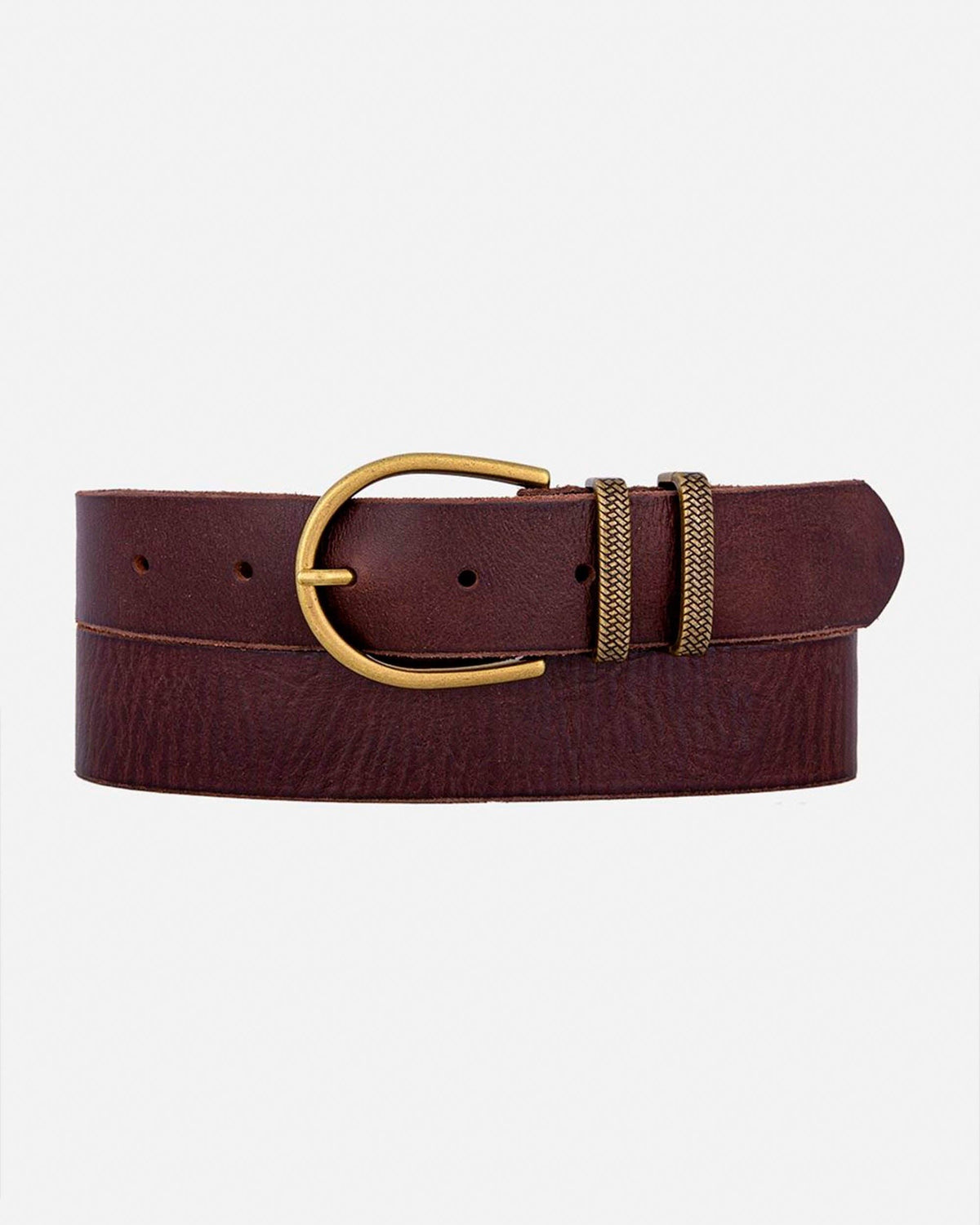 Amsterdam Heritage Leather Belts, Bags, Jackets & Apparel - Pieta | Classic Leather Belt with Metal Keeper