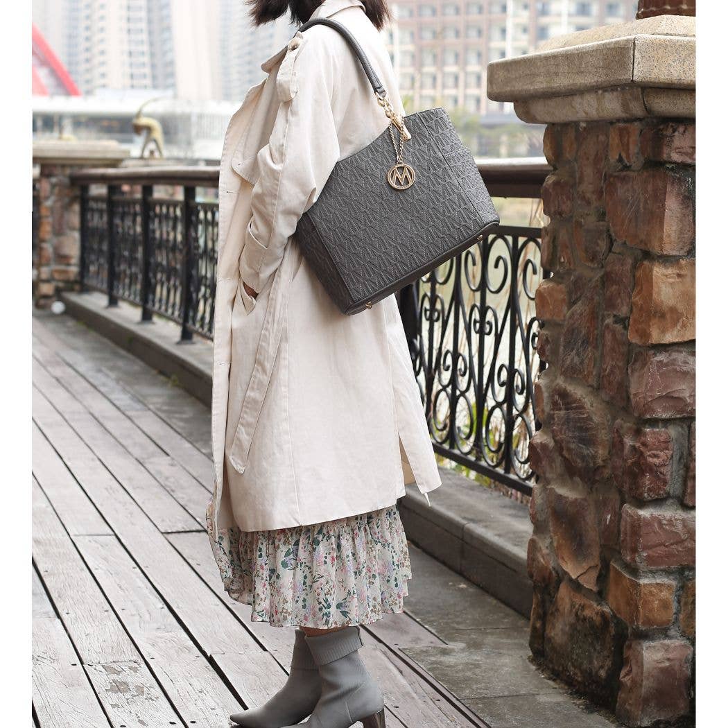 MKF Collection - MKF Malika M Signature Vegan Leather Satchel Bag by Mia K