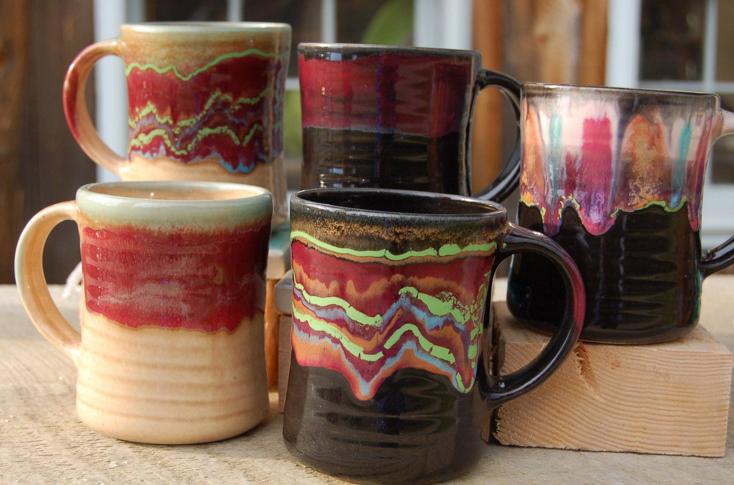 Lasser Ceramics - Midnight Tulip Mug