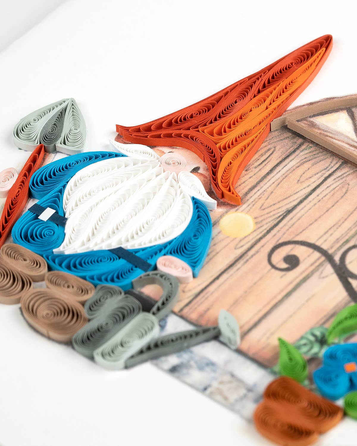 Quilling Card - Garden Gnome