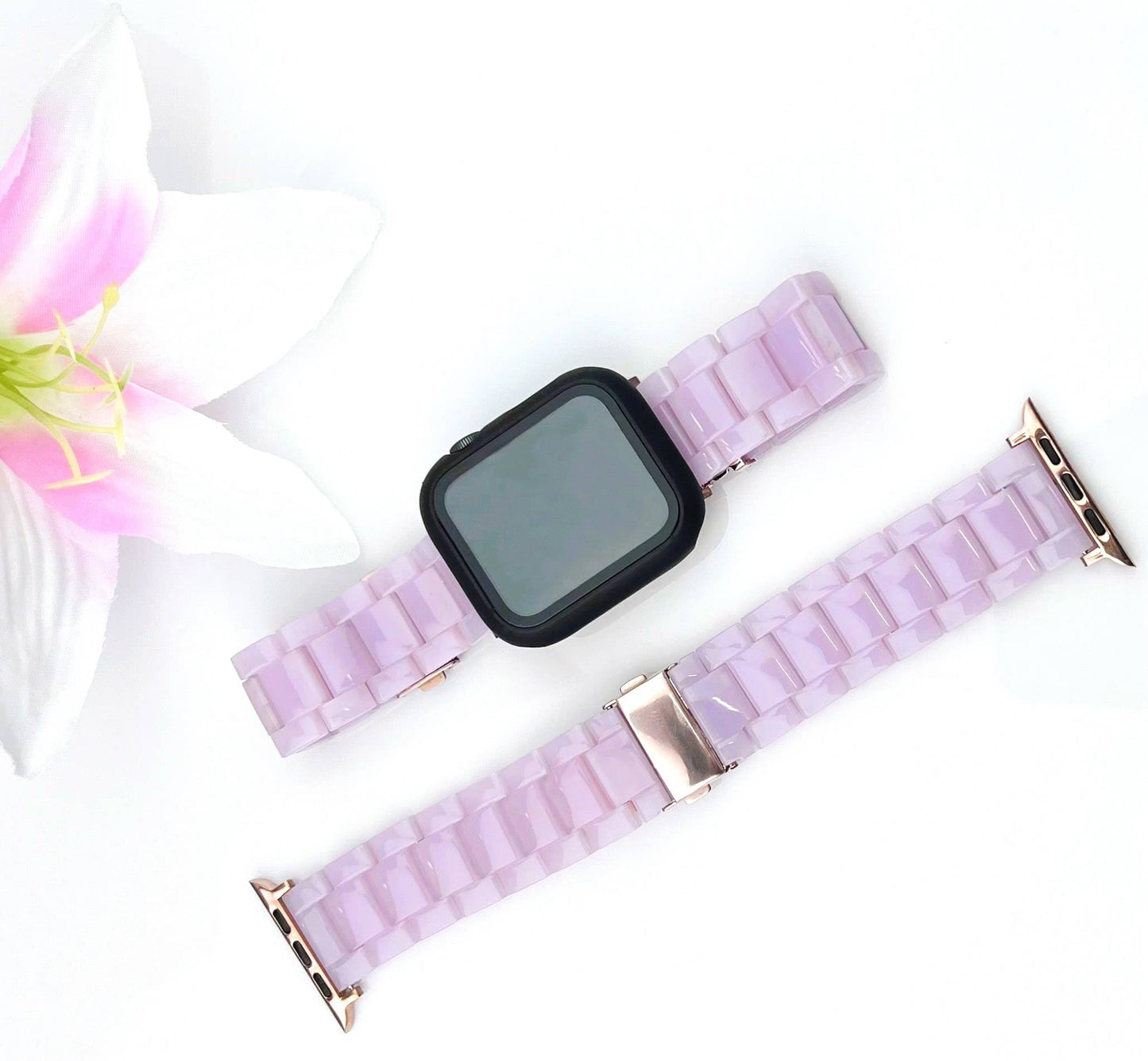 ShopTrendsNow - Resin Bracelet Light Weight Bands for Apple Watch