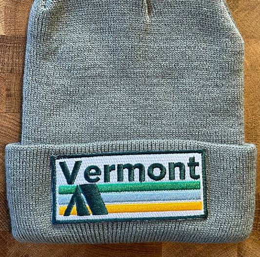 Hey Mountains - Vermont Beanie (Infant) Baby - Retro Camping