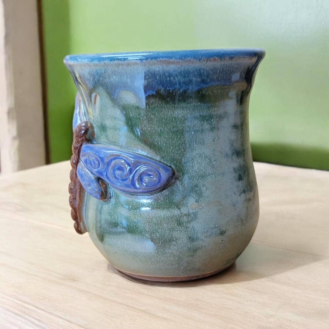 MudWorks Pottery - Dragonfly Mug