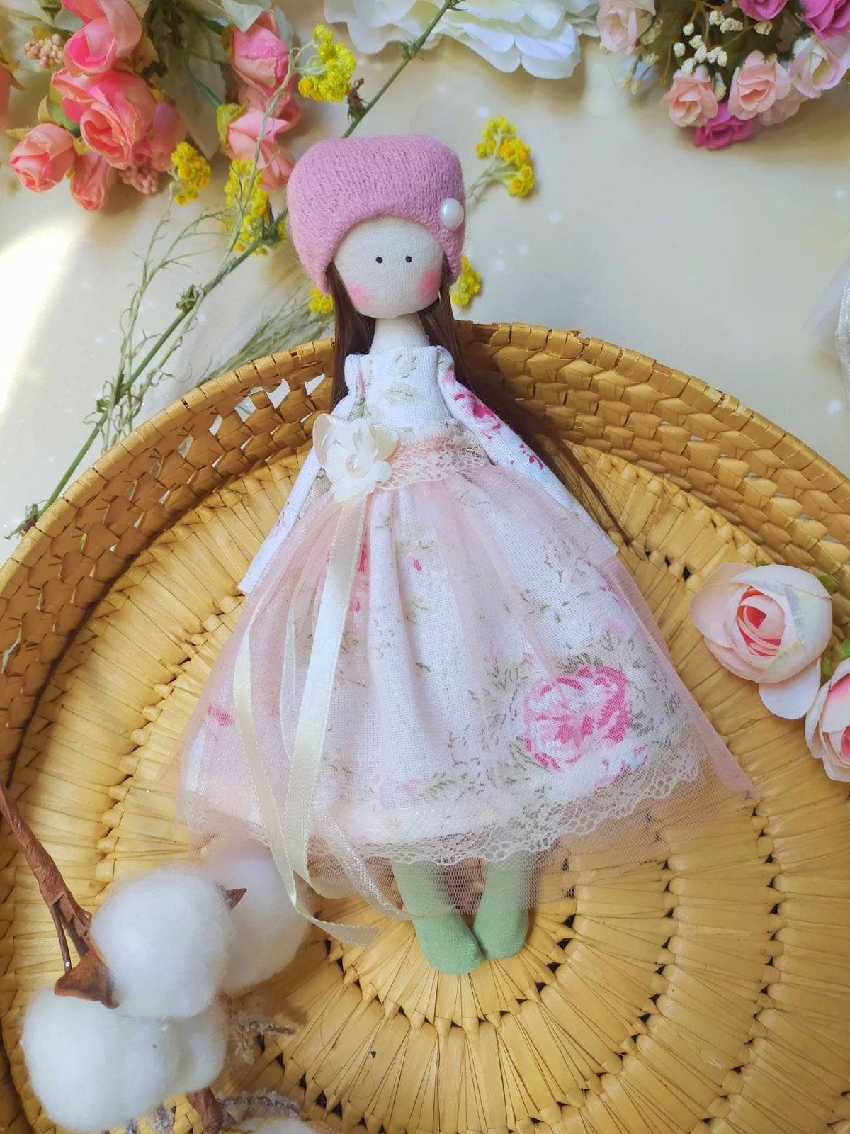 ChernikovaNataliya - Handmade Shabby Chic Ballerina Rag Doll for Girls