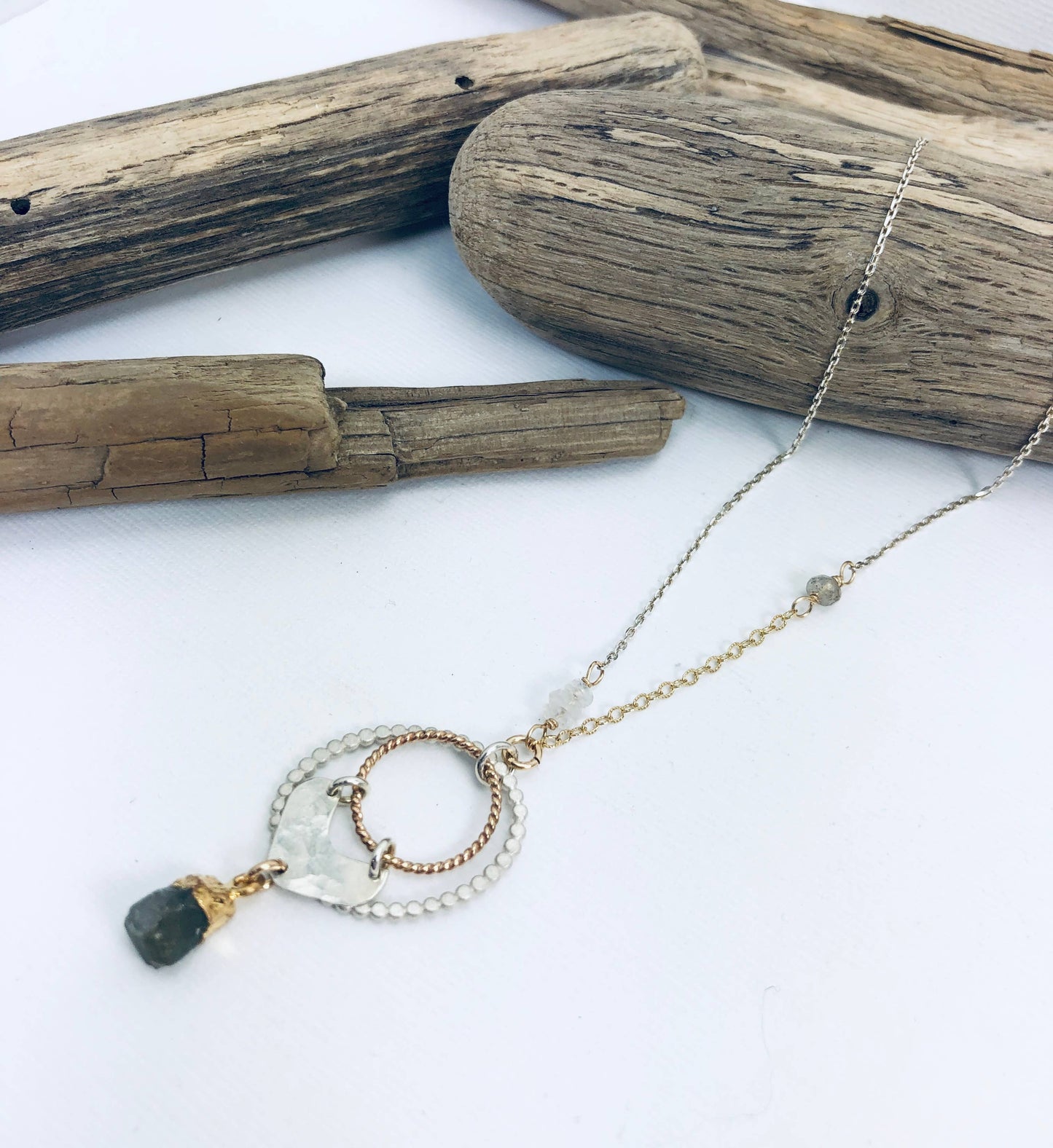 Laura J Designs - Rough Gemstone Necklace