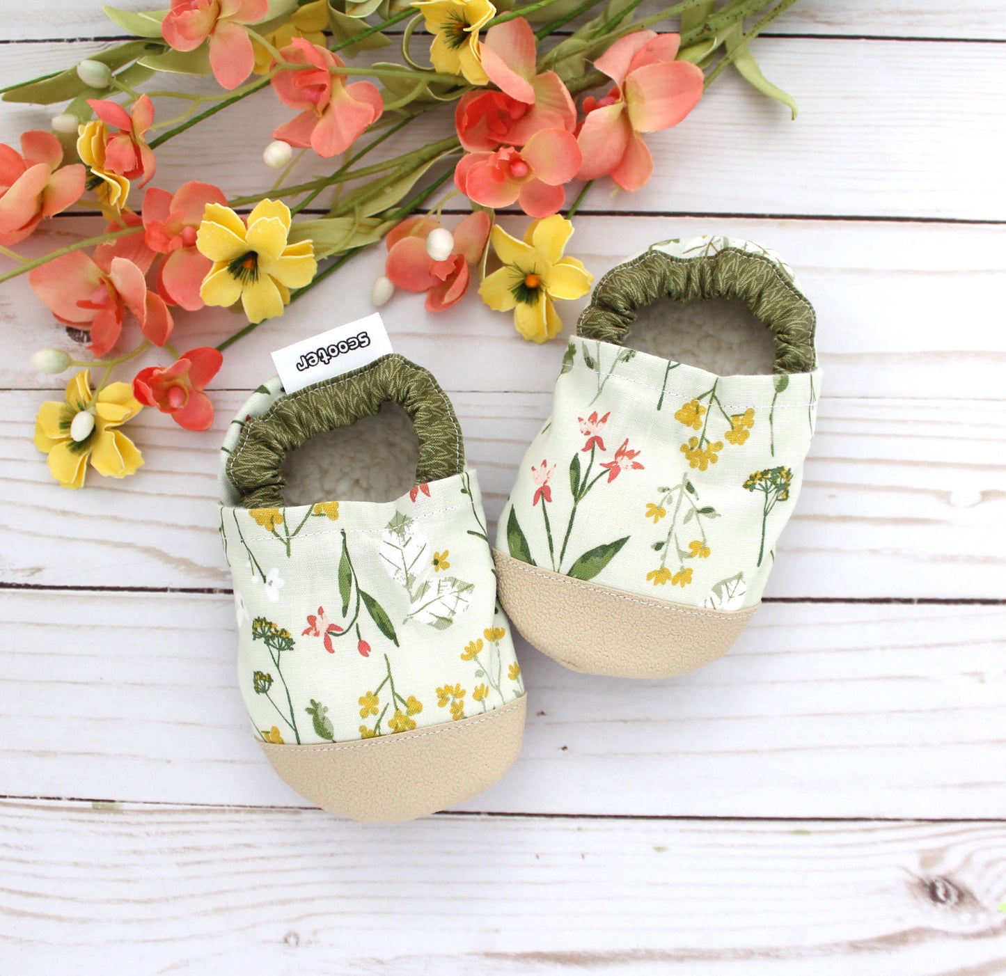 Scooter Booties - Tea with Bea Baby Shoes