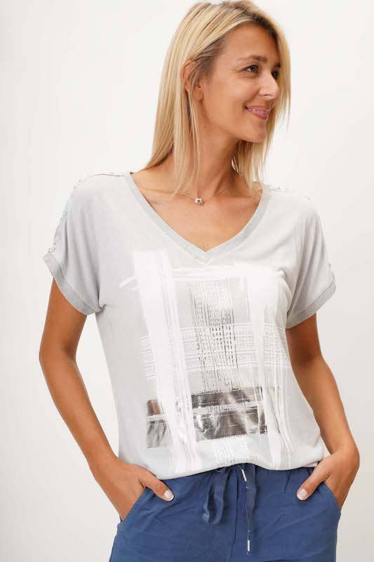 Look Mode Usa - Women Plaid printed Top