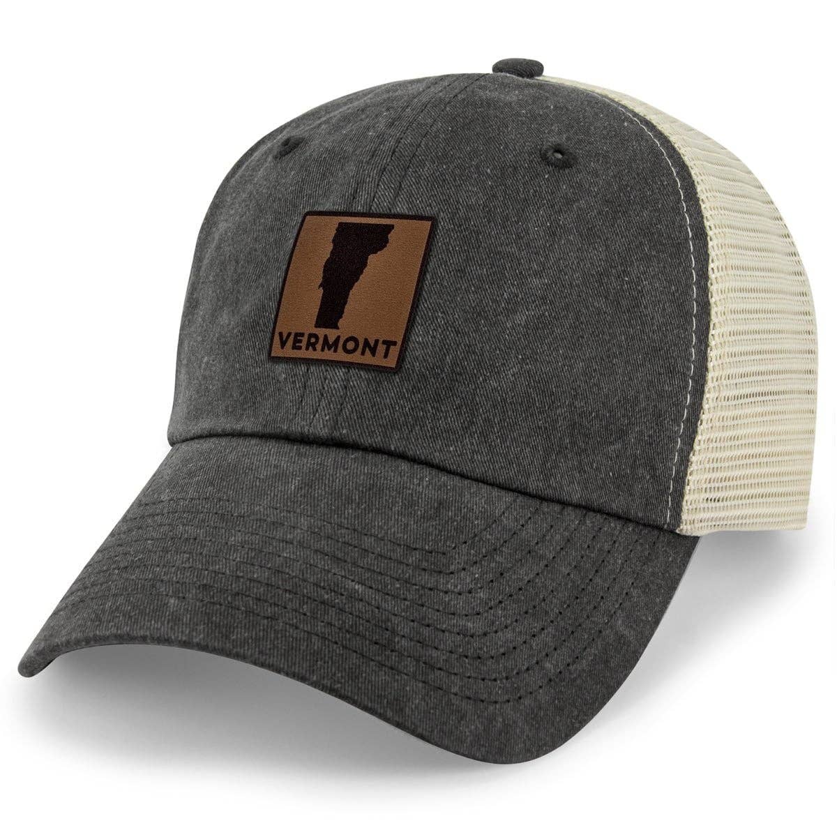 Chowdaheadz - Vermont Leather Patch Relaxed Trucker