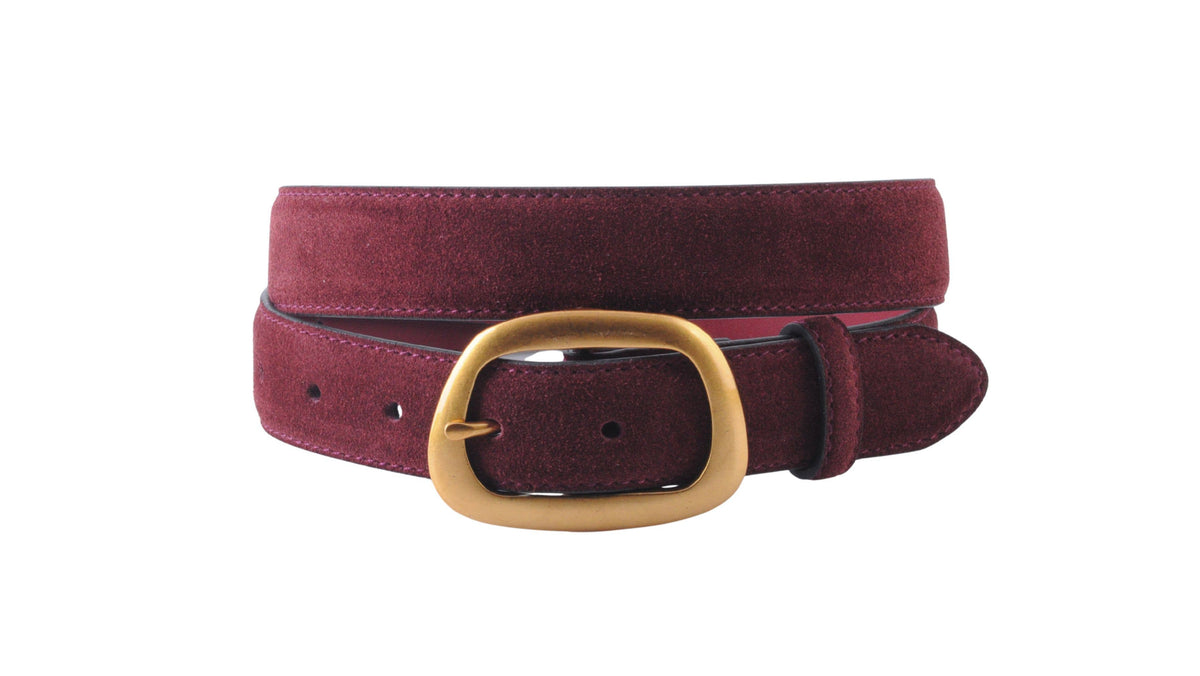 Most Wanted USA - Suede Belt with Organic Shape Buckle | Everyday accessory
