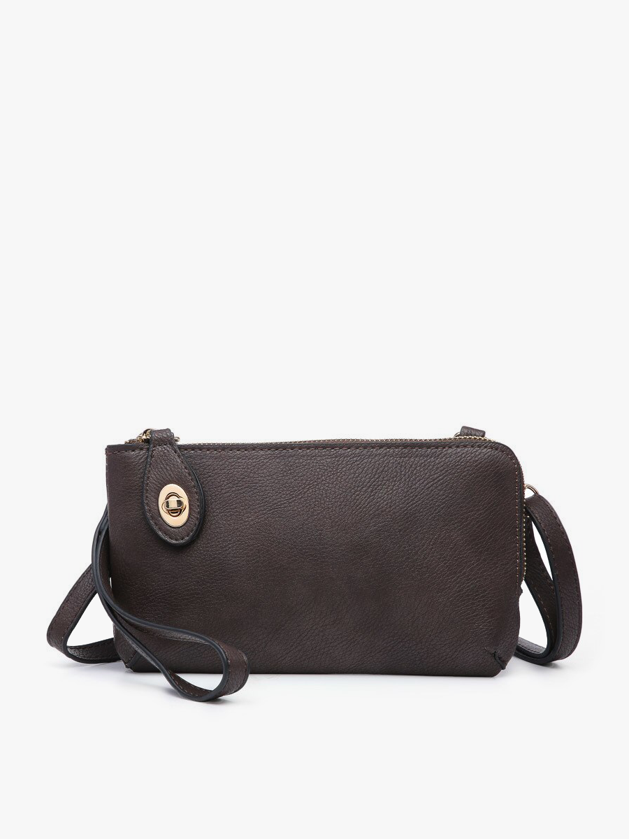 Jen & Co. - M1818 Kendall Crossbody/Wristlet w/ Twist Lock Closure
