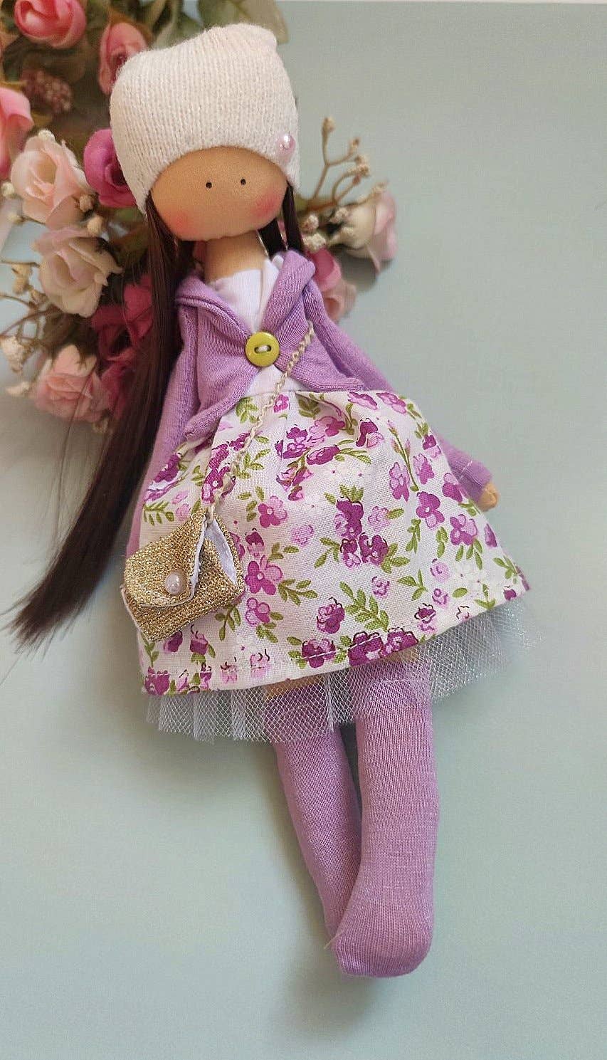 ChernikovaNataliya - Handmade Doll, Tilda Dolls, Decorative Doll, Shabby Chic Nursery , Little Girl Toys, Shabby Cloth Dolls,Ballerina Doll,Fabric Doll