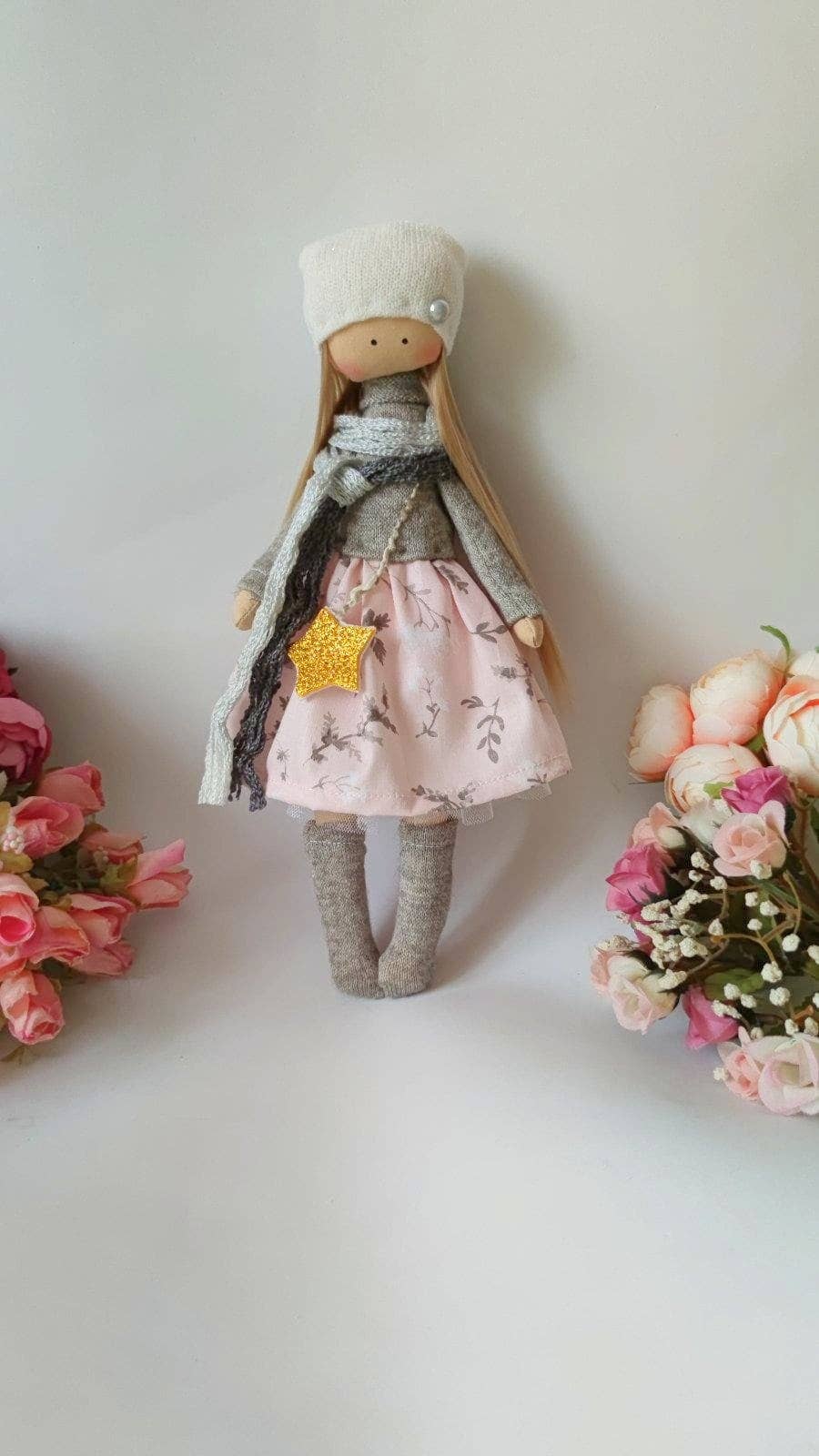 ChernikovaNataliya - Heirloom Cloth Rag Doll, Toddler Gift, Nursery Decor
