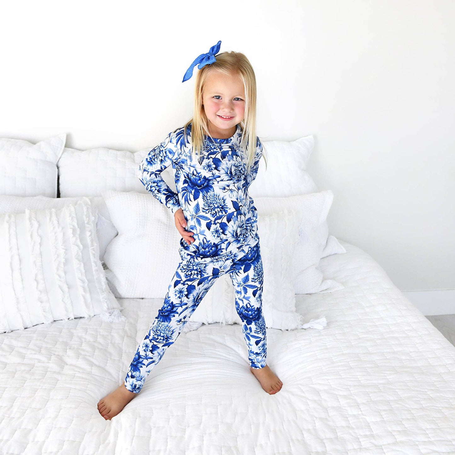 Gigi and Max - Hattie TWO PIECE - NO BUTTON Bamboo Toddler Lounge Set
