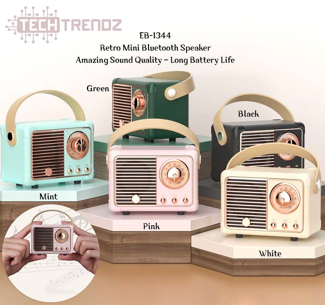 Tech Trendz - Vintage Bluetooth Speaker