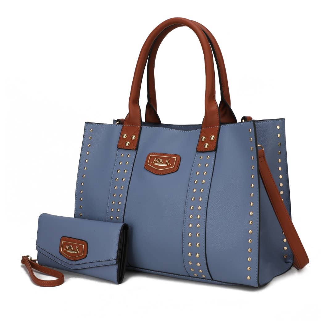 MKF Collection - MKF Davina Tote Handbag and Wallet Vegan Leather Women