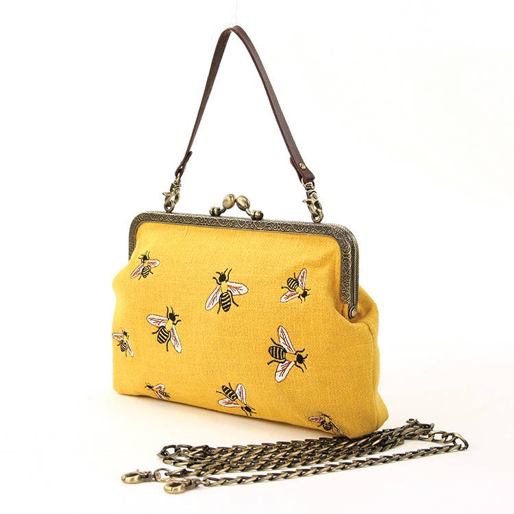 COMECO INC - Bees Kisslock Bag