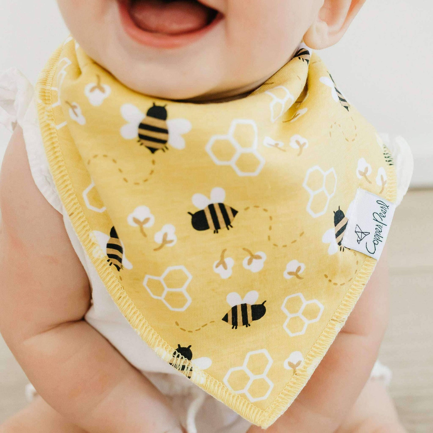 Copper Pearl - 4 Pack Baby Bandana Bibs - Atwood
