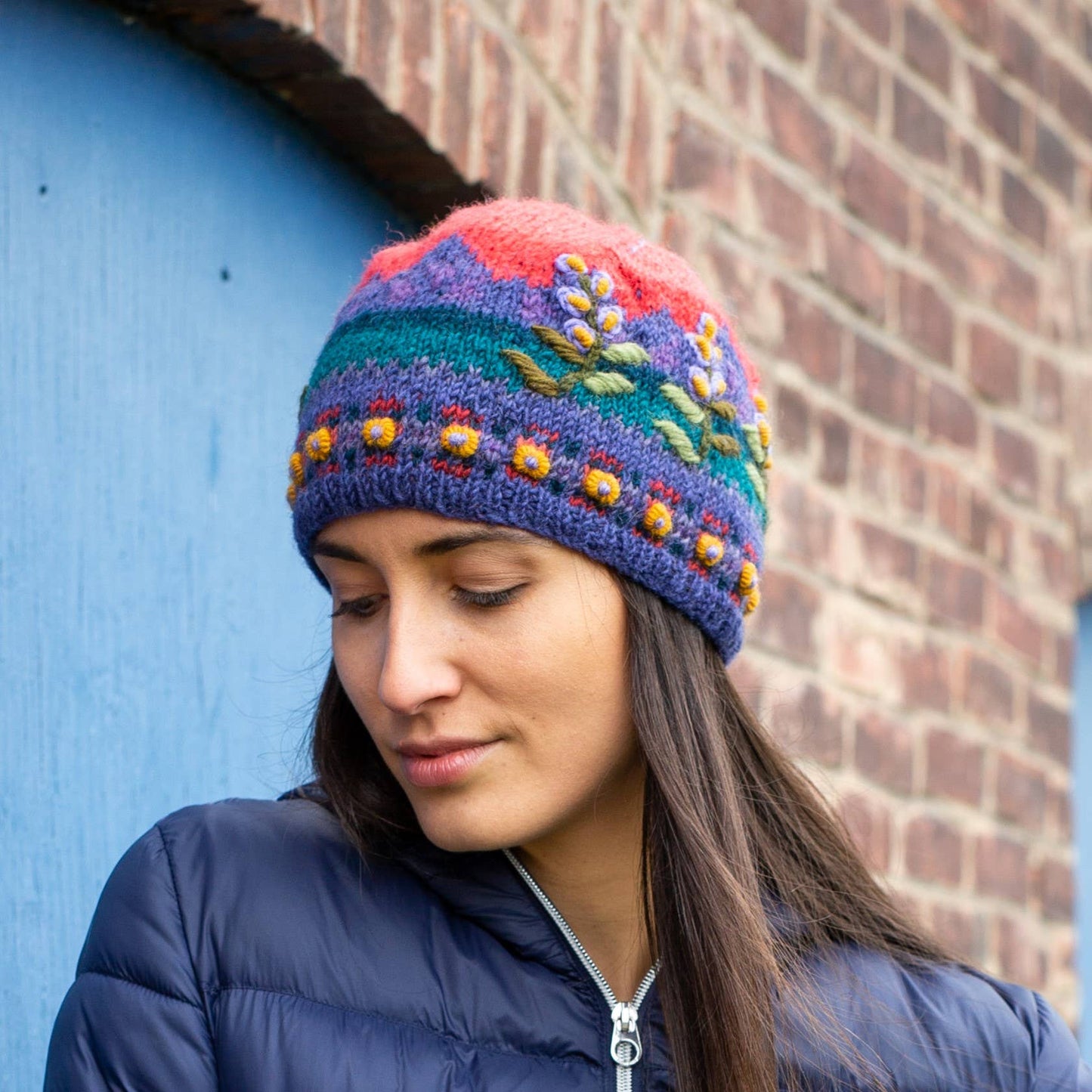 Lost Horizons Knitwear - Chloe - women's wool knit beanie