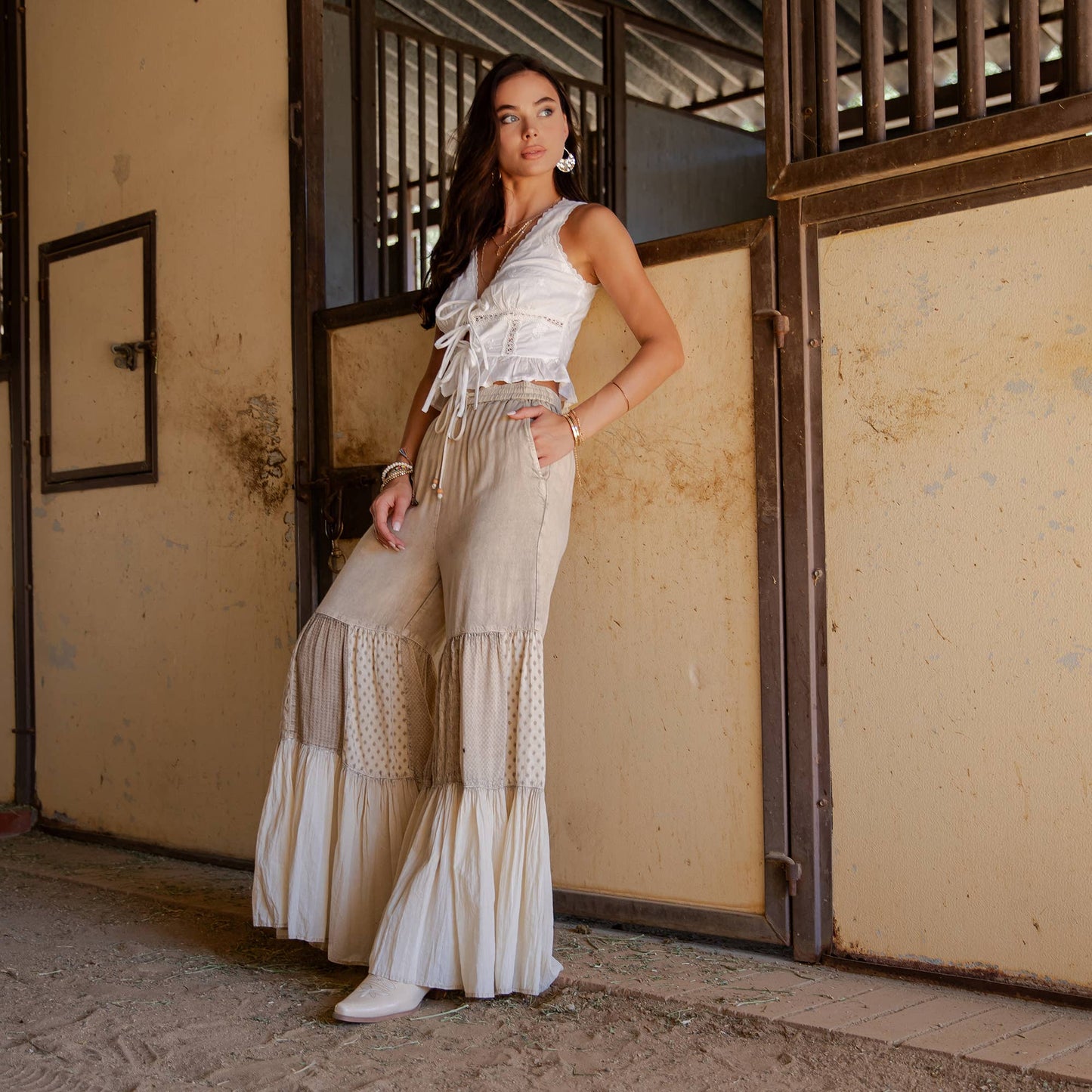 Young Threads - Runway-Ready Knit & Woven Pants with Prints & Relaxed Drape