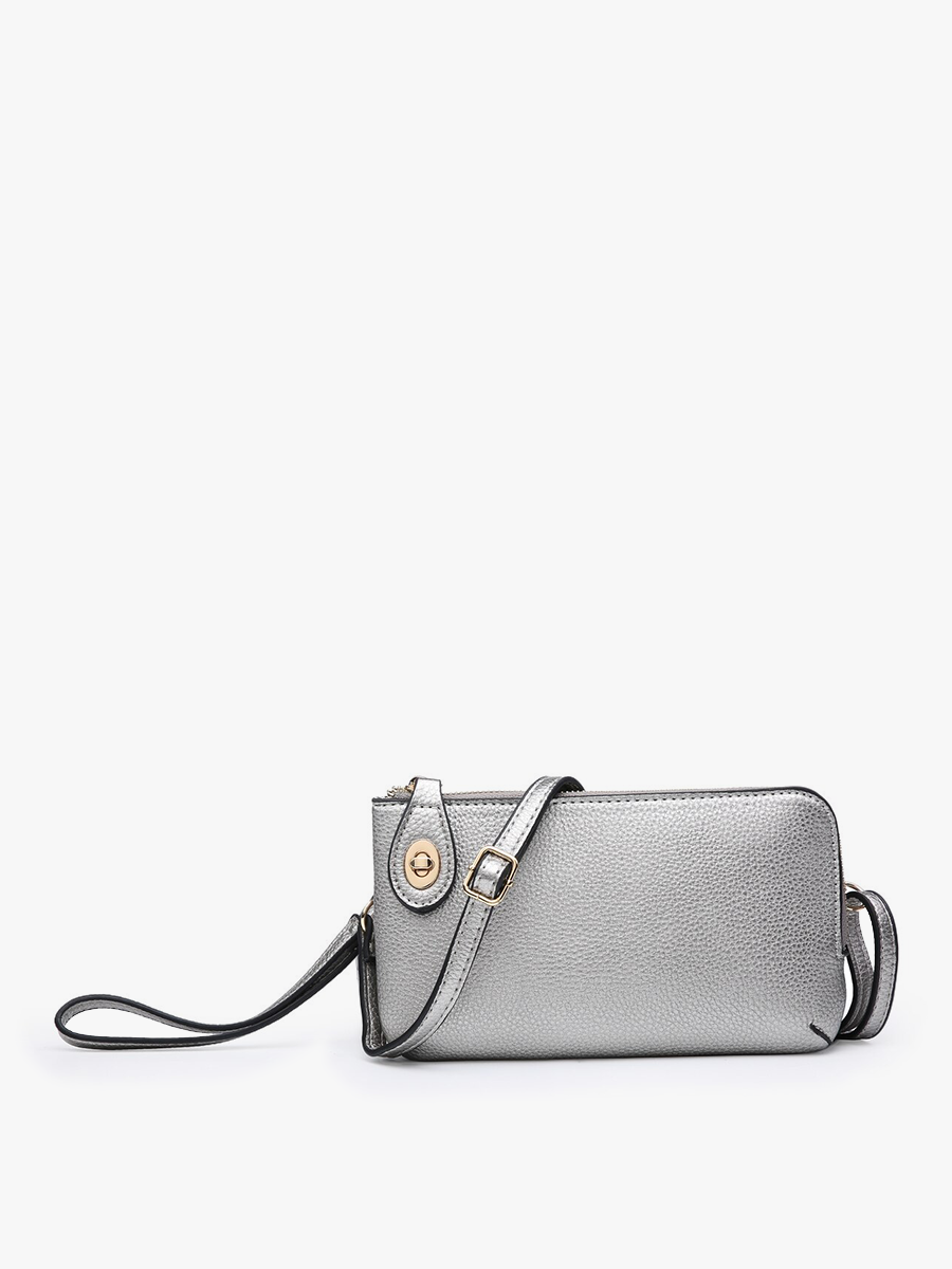 Jen & Co. - M1818 Kendall Crossbody/Wristlet w/ Twist Lock Closure