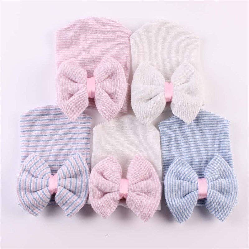 DetailCherry - Newborn Baby Large Bowknot Knitted Hat