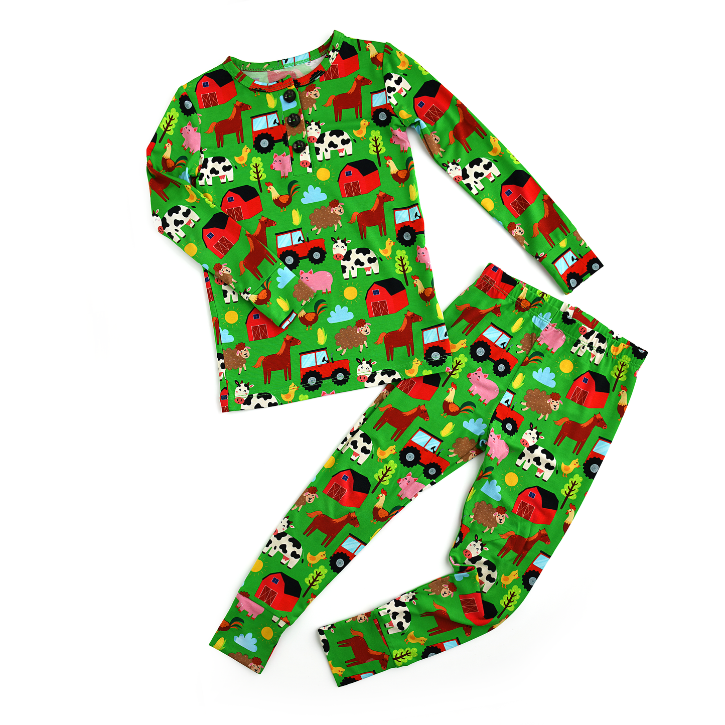 Gigi and Max - Tanner Two Piece Bamboo Pajama Kids Clothing Sleepie Toddler