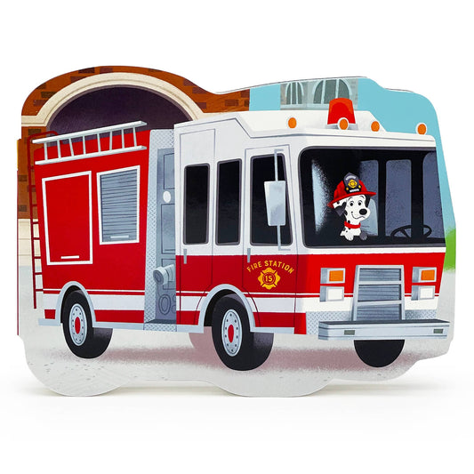 Cottage Door Press - How Fire Trucks Work Shaped Board Book