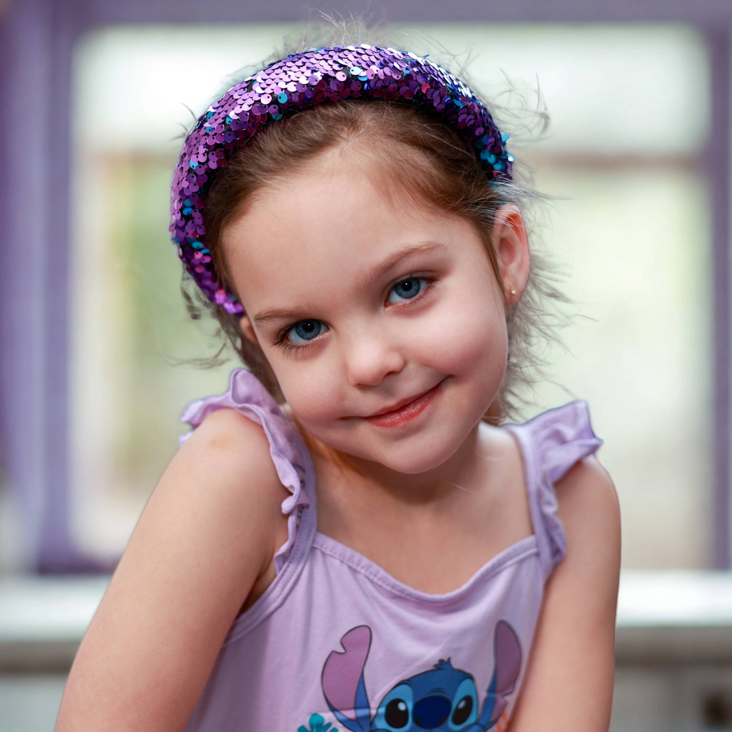 Frog Sac - Reversible Sequin Headband - Kids Padded Hair Band