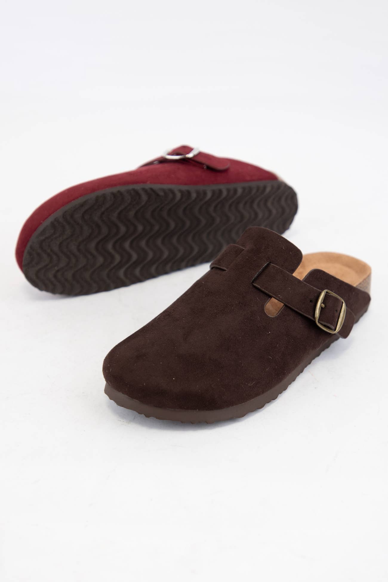 CCOCCI - REGIS ROUND TOE CLOG SANDALS WITH BUCKLE DETAIL