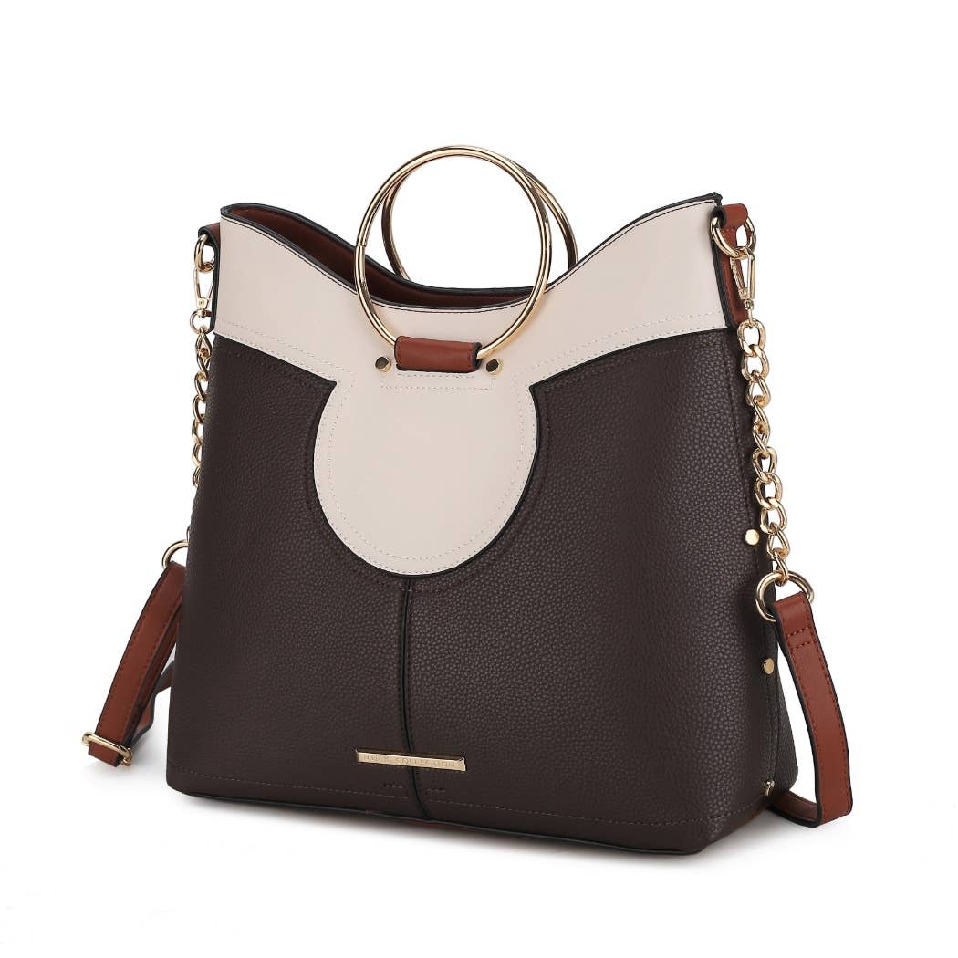 MKF Collection - MKF Kylie Top Handle Satchel Handbag Vegan Leather