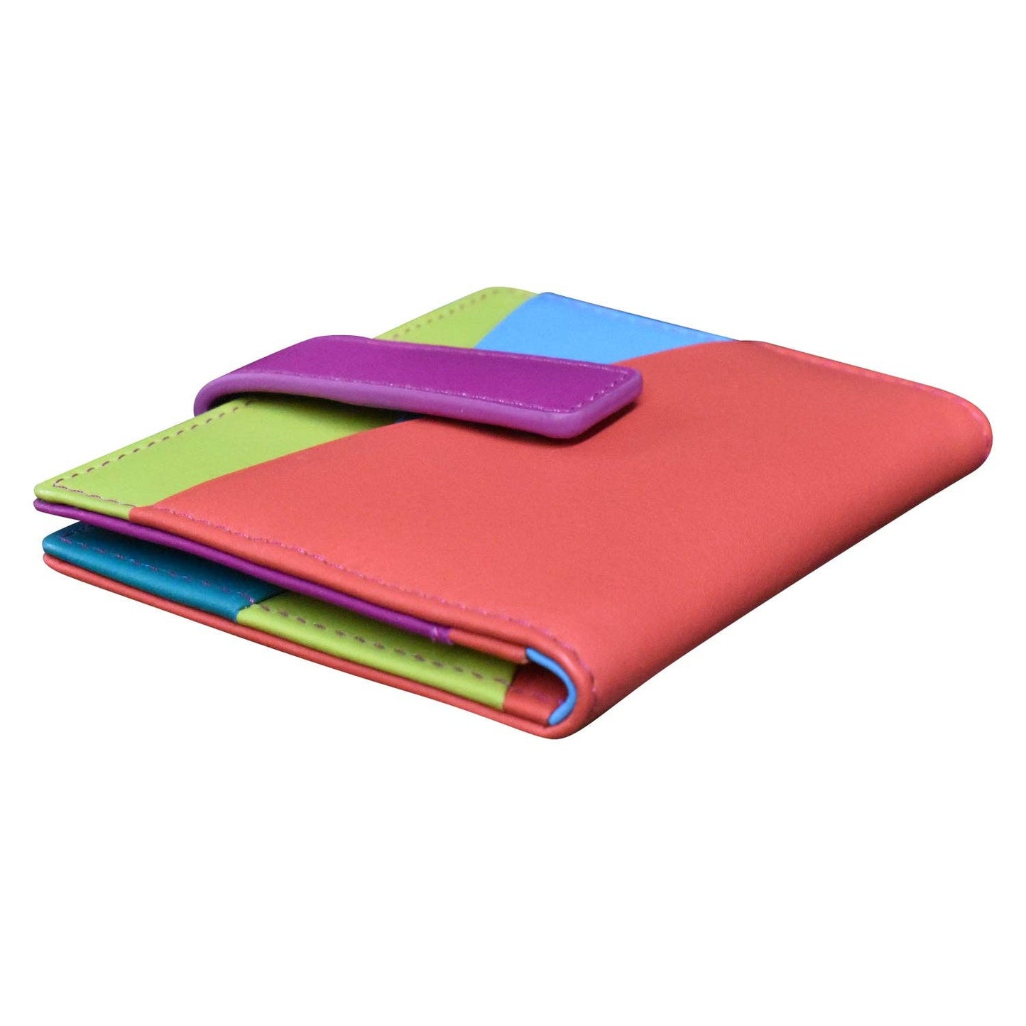 ili New York - 7803 MINI ASYMMETRIC CARD WALLET WITH TAB