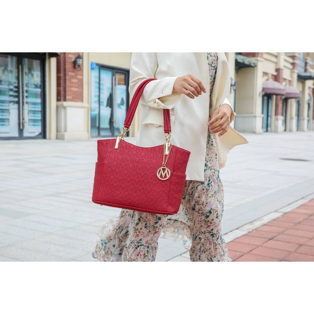 MKF Collection - MKF Malika M Signature Vegan Leather Satchel Bag by Mia K