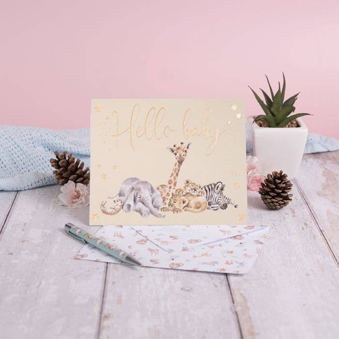 Wrendale Designs - Little Savannah - Hello Baby