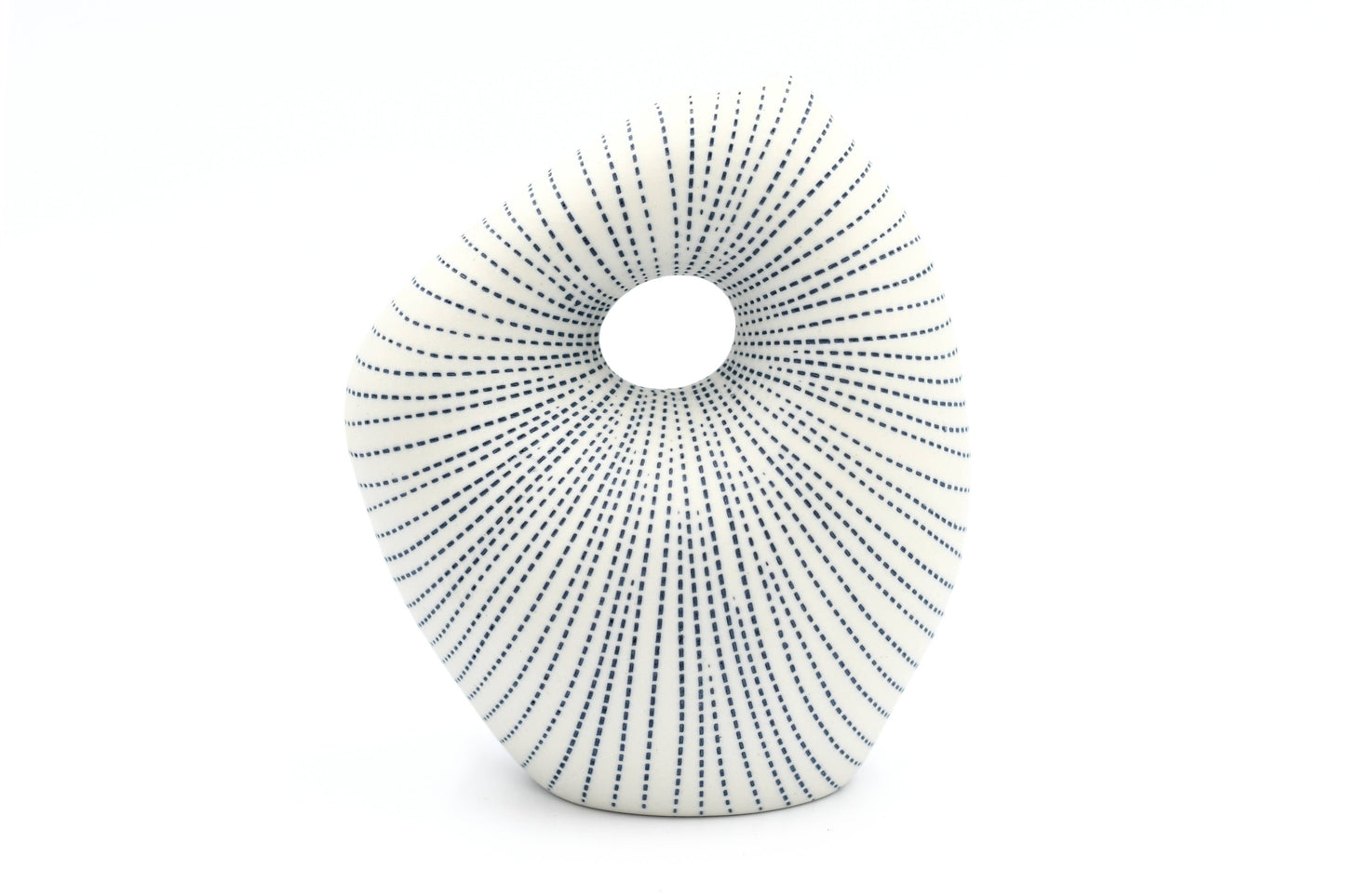 Art Floral Trading LLC - 373W26 ROMA MINI M-Handcrafted Porcelain Bud Vase