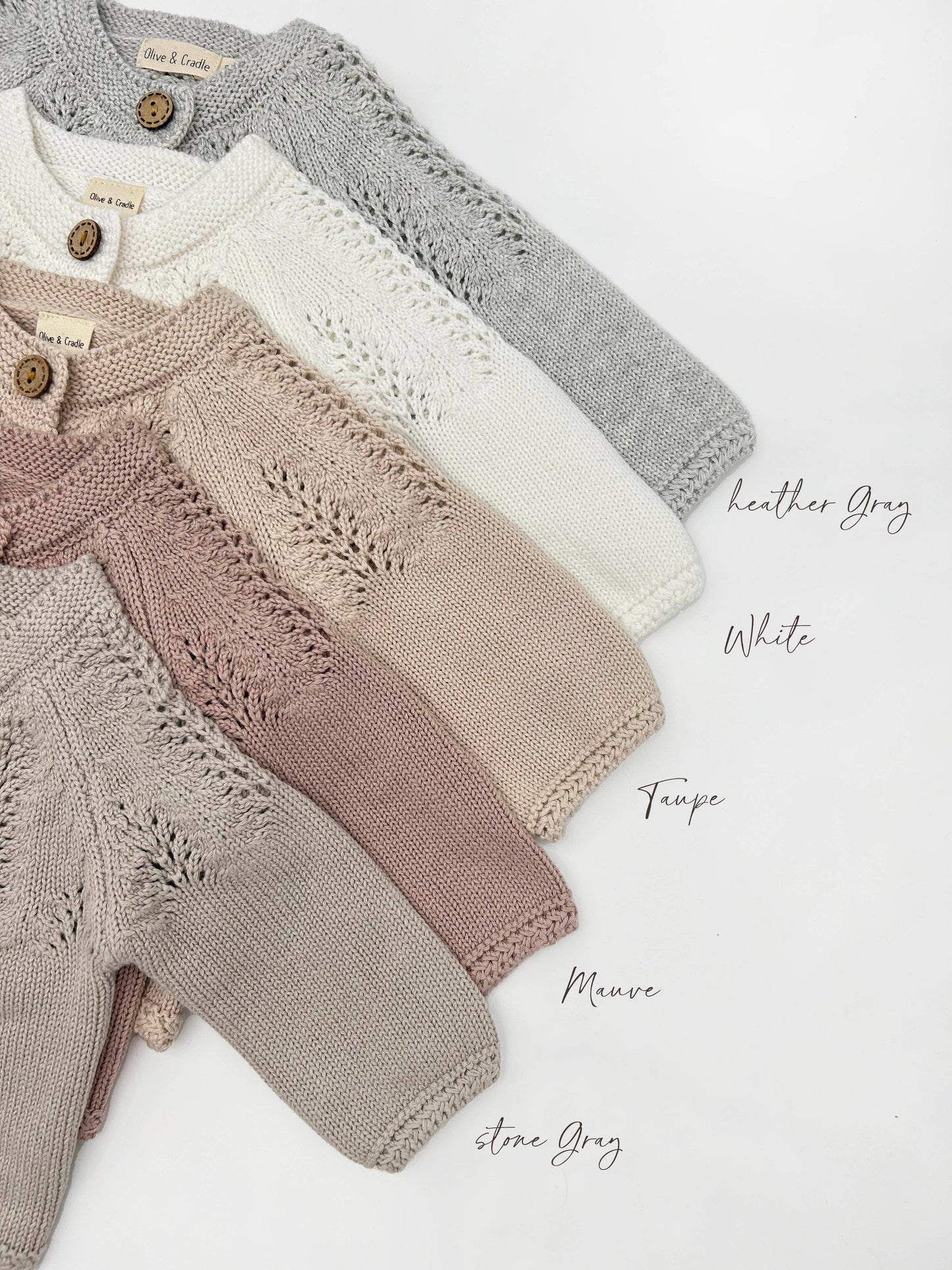OLIVE & CRADLE - Olesya Cotton Knit Sweater