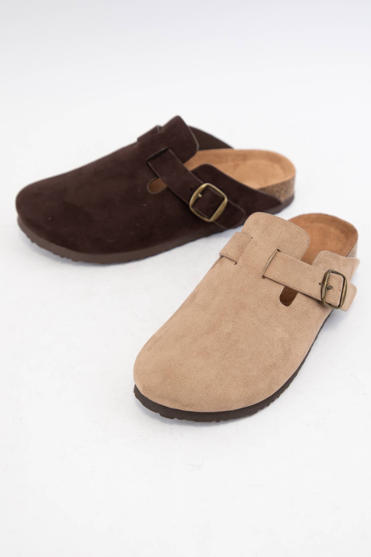 CCOCCI - REGIS ROUND TOE CLOG SANDALS WITH BUCKLE DETAIL